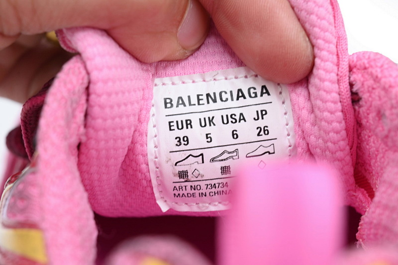 【CA5AH】黄粉 巴黎10代跑鞋 734731 W3XL5 5700 Balenciaga Yellow Pink