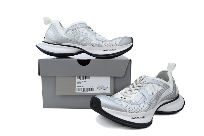 【CA5AH】白银 巴黎13代跑鞋 793945 WFLGY 9100 Balenciaga White Silver