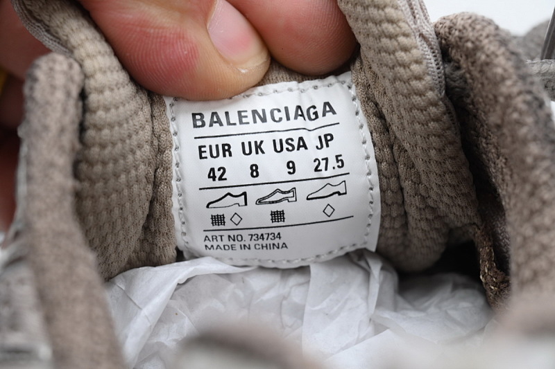 【CA5AH】月灰 巴黎10代跑鞋 734731 W3XL5 2800 Balenciaga Lunar Grey
