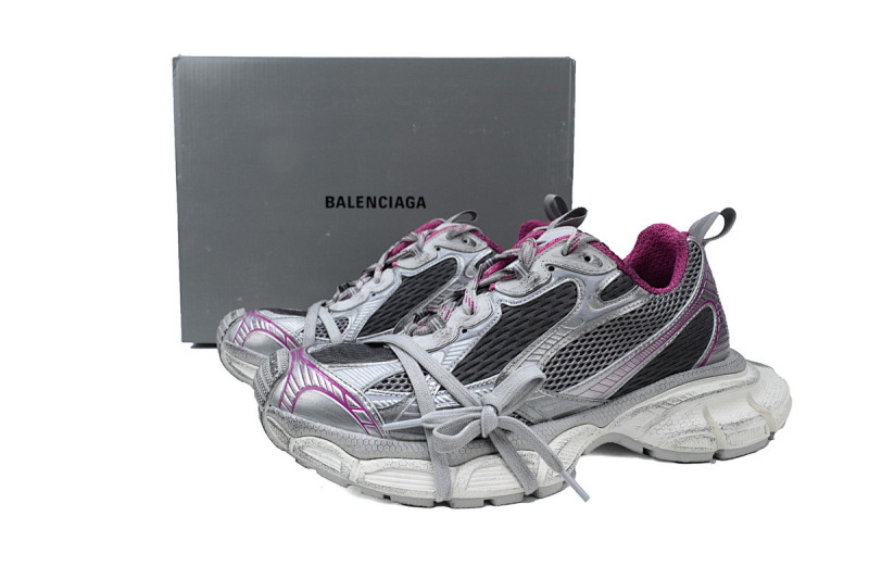 【CA5AH】银紫 巴黎10代跑鞋 734734 W3XL5 1895 Balenciaga Silver Purple