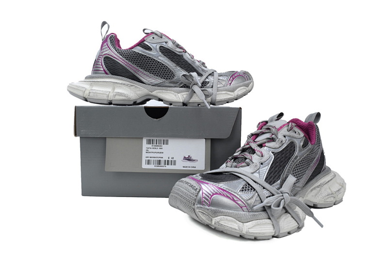 【CA5AH】银紫 巴黎10代跑鞋 734734 W3XL5 1895 Balenciaga Silver Purple