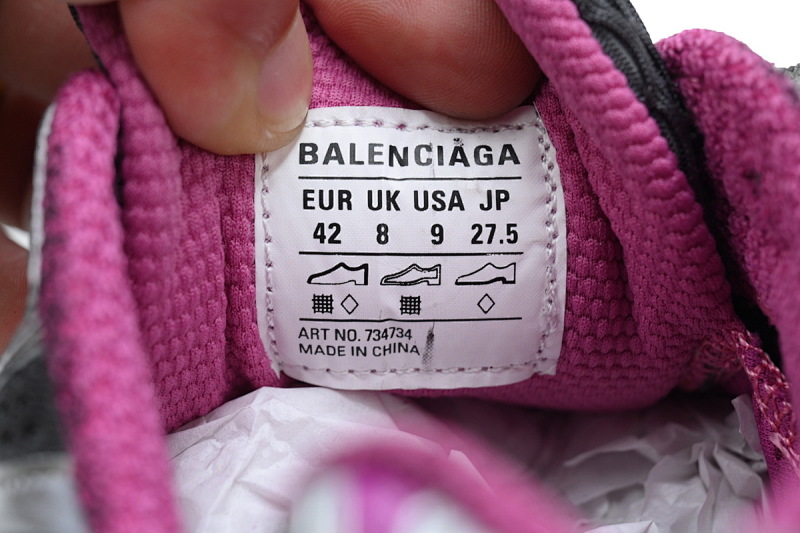 【CA5AH】银紫 巴黎10代跑鞋 734734 W3XL5 1895 Balenciaga Silver Purple