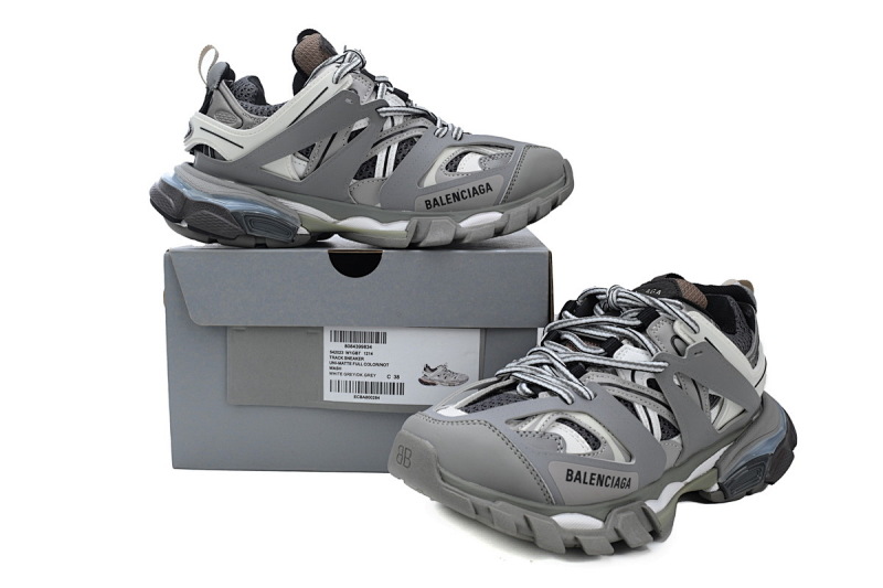 【DA0P7】灰色有灯 巴黎3代灯鞋 Balenciaga Track Sneaker Grey
