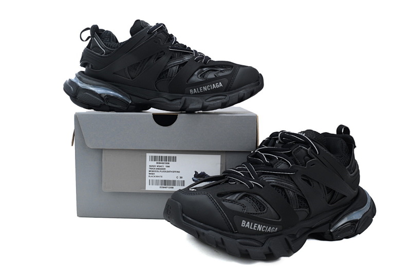 【DA0P7】黑色有灯 巴黎3代灯鞋 Balenciaga Track Sneaker Black