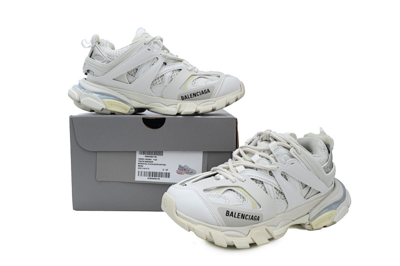 【DA0P7】白色有灯 巴黎3代灯鞋 Balenciaga Track Sneaker White