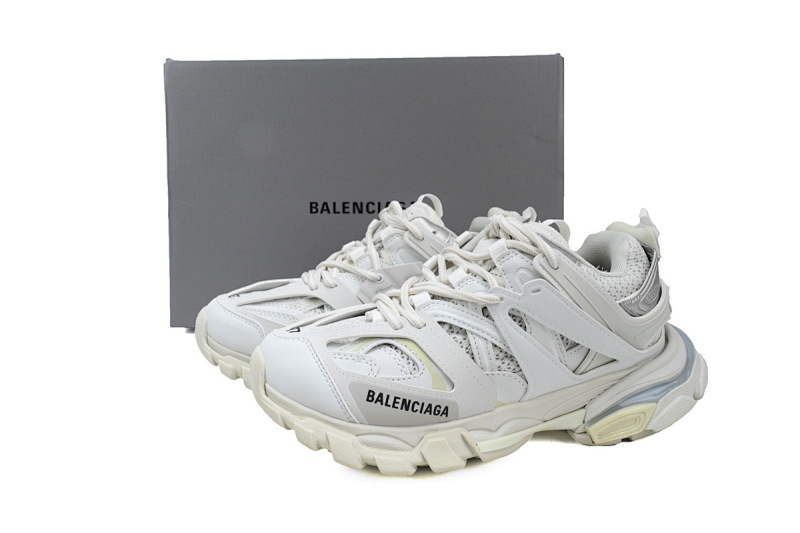 【DA0P7】白色有灯 巴黎3代灯鞋 Balenciaga Track Sneaker White