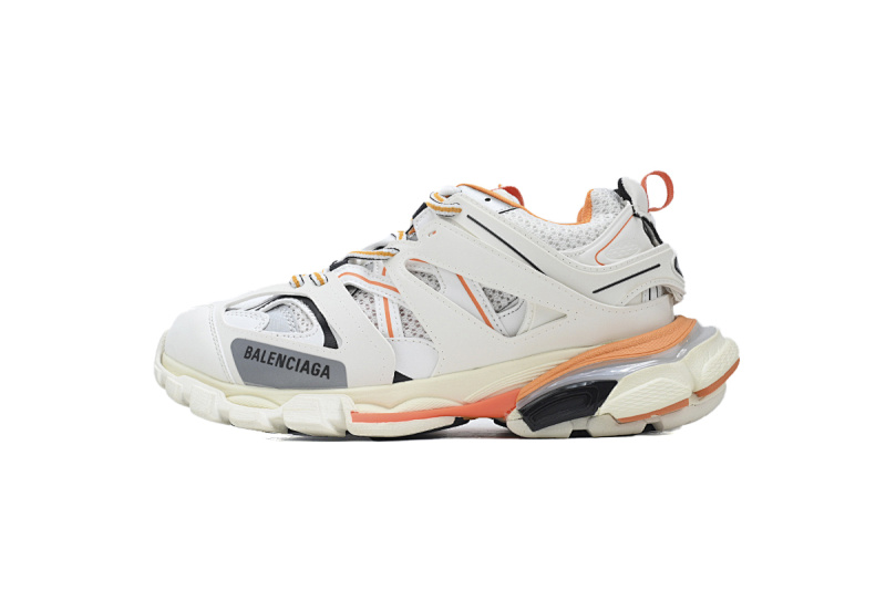 yupoo_366315_d6742fe6.jpg 【DA0P7】白桔红有灯 巴黎3代灯鞋 Balenciaga Track Sneaker White Orange