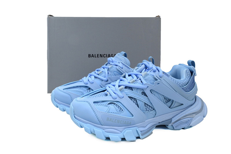 【DA0P7】天空蓝有灯 巴黎3代灯鞋 Balenciaga Track Sneaker Blue