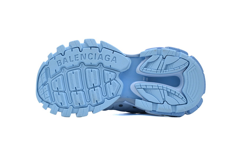【DA0P7】天空蓝有灯 巴黎3代灯鞋 Balenciaga Track Sneaker Blue