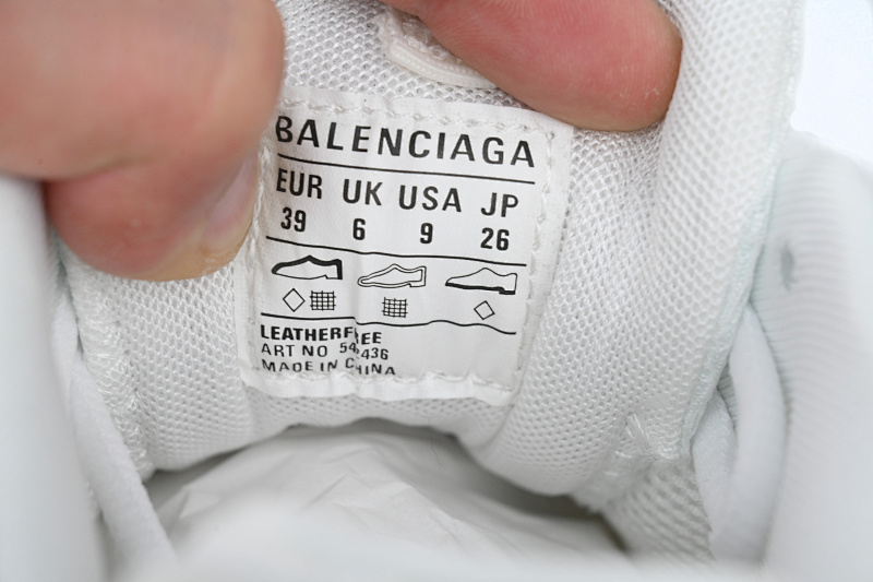 【DA0LJ】黑字涂鸦-116 巴黎3代时尚复古低帮跑鞋 542436 WTRHW 9010 Balenciaga Track Sneaker 'Black Graffiti'