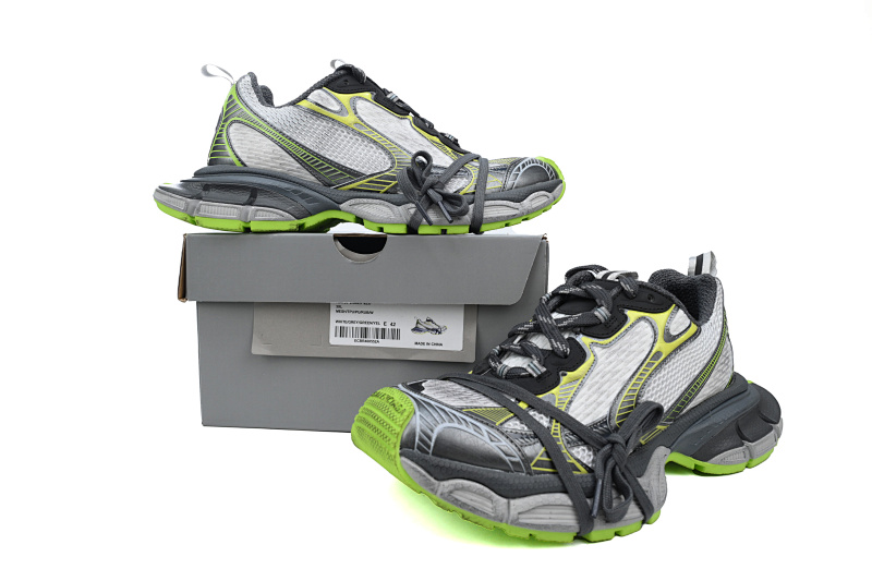 【CA5AH】灰绿 巴黎10代跑鞋 734734 W3XL5 9237 Balenciaga Grey Green