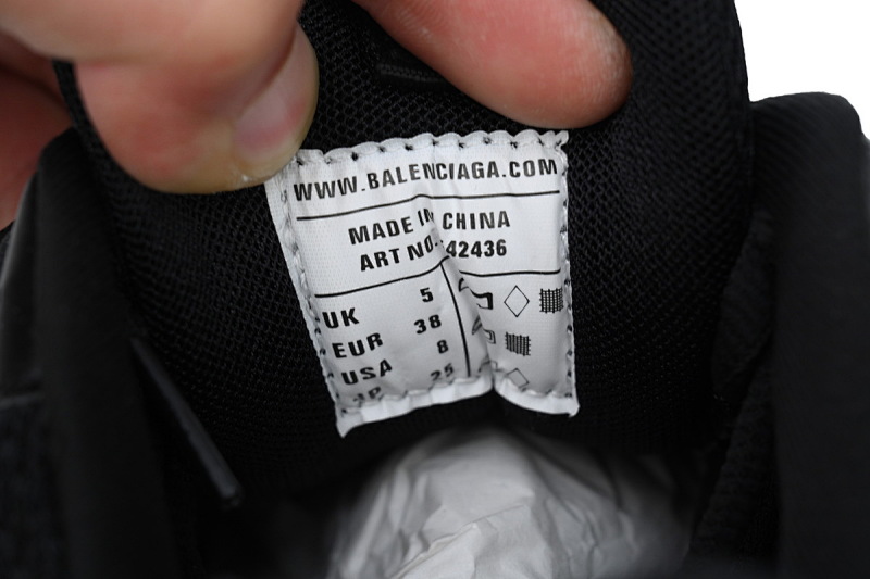 【DA0LJ】白字涂鸦 巴黎3代时尚复古低帮跑鞋 542436 WTRHW 1090 Balenciaga Track Sneaker White Graffiti