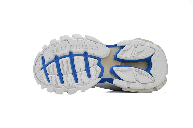 【DA0LJ】白灰蓝-73 巴黎3代时尚复古低帮跑鞋 242023 W2FS9 9051 Balenciaga Track Sneaker 'White Blue'