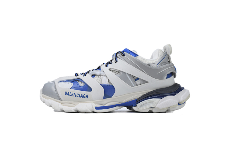 【DA0LJ】白灰蓝-73 巴黎3代时尚复古低帮跑鞋 242023 W2FS9 9051 Balenciaga Track Sneaker 'White Blue'