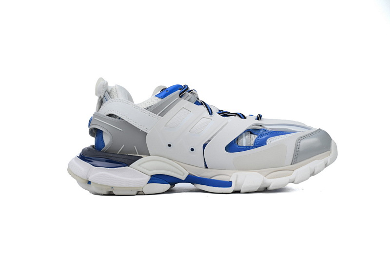 【DA0LJ】白灰蓝-73 巴黎3代时尚复古低帮跑鞋 242023 W2FS9 9051 Balenciaga Track Sneaker 'White Blue'