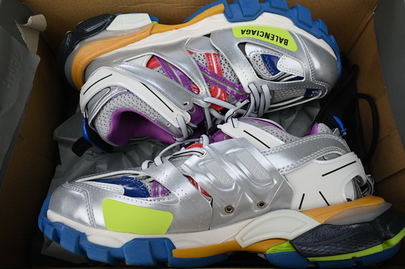 【DA0P7】多彩 巴黎3代时尚复古低帮跑鞋 Balenciaga Track Sneaker Colour
