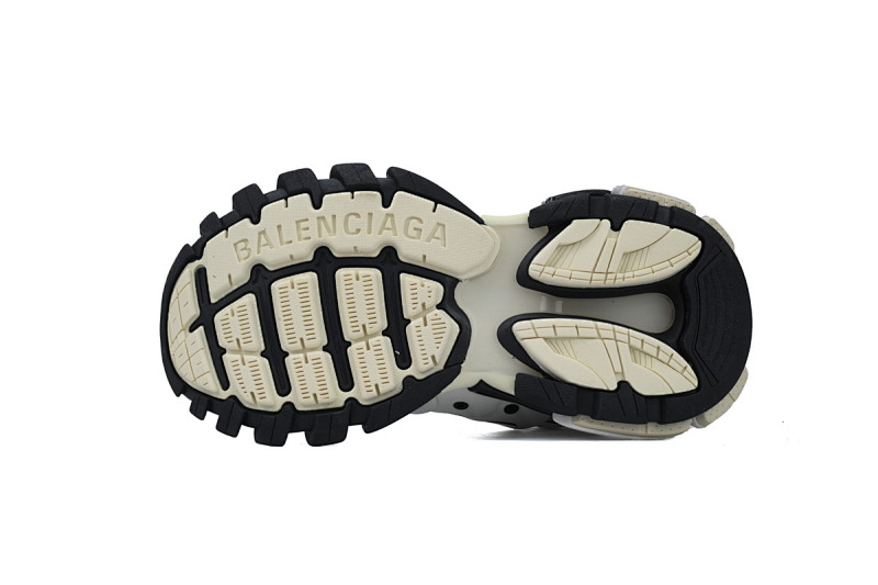 【DA0P7】白黑 巴黎3代时尚复古低帮跑鞋 Balenciaga Track Sneaker White Black