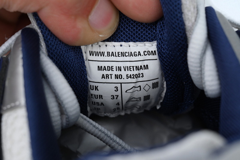 【DA0P7】灰黄蓝 巴黎3代时尚复古低帮跑鞋 Balenciaga Track Sneaker Grey Yellow Blue