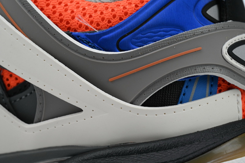 【DA0P7】白蓝橘 巴黎3代时尚复古低帮跑鞋 Balenciaga Track Sneaker White Blue Orange