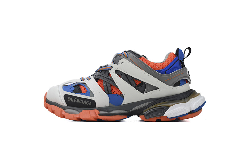 yupoo_366627_befce8e5.jpg 【DA0P7】白蓝橘 巴黎3代时尚复古低帮跑鞋 Balenciaga Track Sneaker White Blue Orange