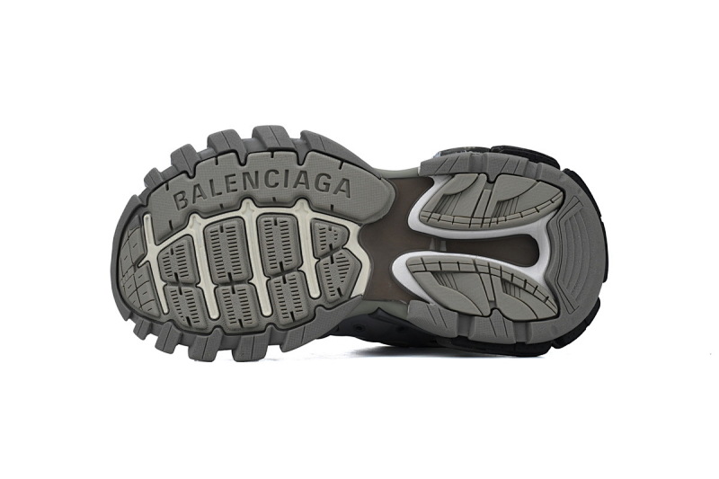 【DA0P7】灰白黑 巴黎3代时尚复古低帮跑鞋 Balenciaga Track Sneaker Grey White Black
