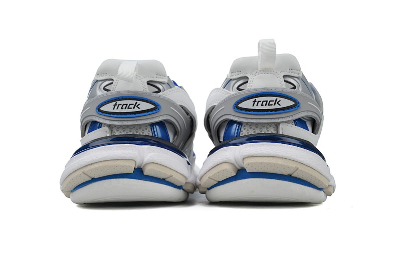【DA0P7】白灰蓝 巴黎3代时尚复古低帮跑鞋 Balenciaga Track Sneaker White Grey Blue