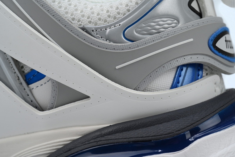 【DA0P7】白灰蓝 巴黎3代时尚复古低帮跑鞋 Balenciaga Track Sneaker White Grey Blue