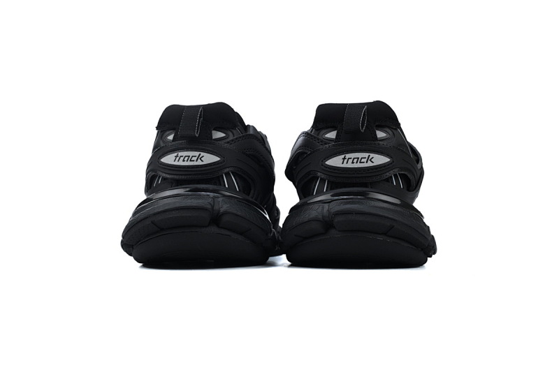 【DA0P7】黑色-1 巴黎3代时尚复古低帮跑鞋 Balenciaga Track Sneaker Black