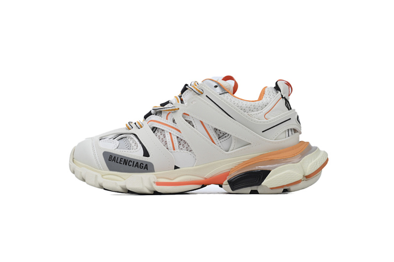 yupoo_366723_d4fd213e.jpg 【DA0P7】白橘 巴黎3代时尚复古低帮跑鞋 Balenciaga Track Sneaker White Orange