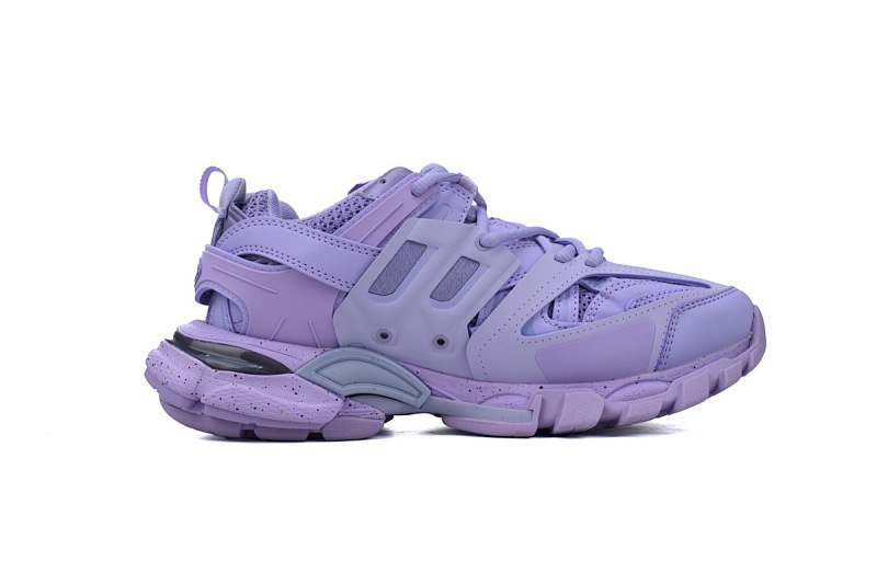 【DA0P7】紫色 巴黎3代时尚复古低帮跑鞋 Balenciaga Track Sneaker Purple
