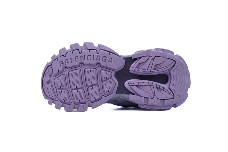 【DA0P7】紫色 巴黎3代时尚复古低帮跑鞋 Balenciaga Track Sneaker Purple