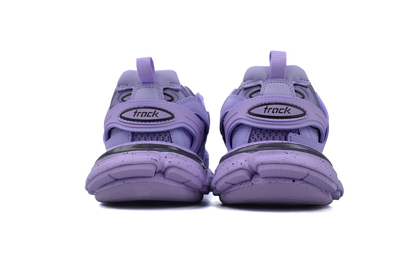 【DA0P7】紫色 巴黎3代时尚复古低帮跑鞋 Balenciaga Track Sneaker Purple