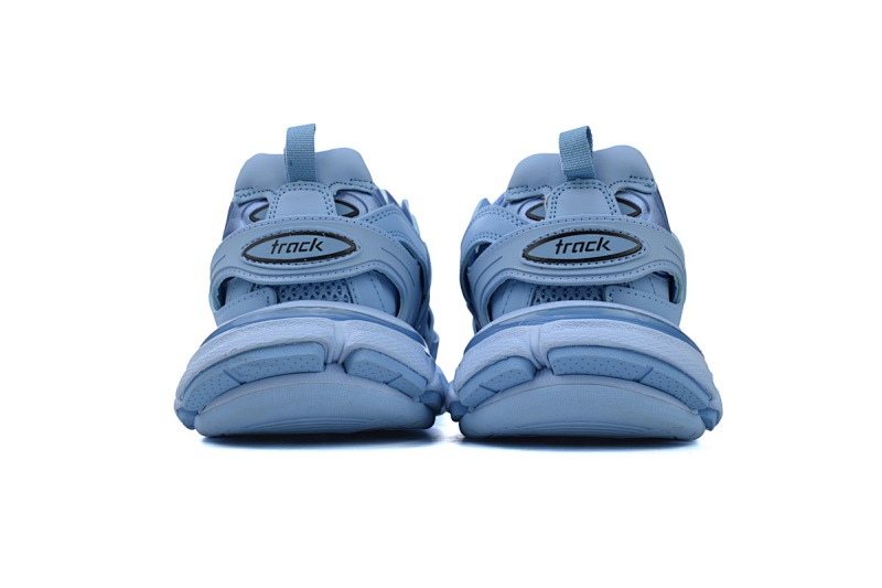 【DA0P7】浅蓝 巴黎3代时尚复古低帮跑鞋 542436 W2LA1 4800 Balenciaga Track Sneaker Light Blue