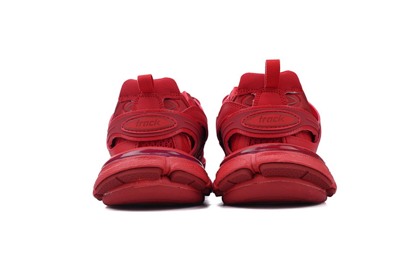 【DA0P7】大红 巴黎3代时尚复古低帮跑鞋 Balenciaga Track Sneaker Bright Red