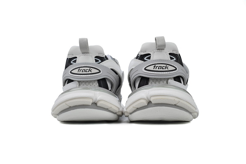 【DA0P7】白灰黑 巴黎3代时尚复古低帮跑鞋 Balenciaga Track Sneaker White Gray Black
