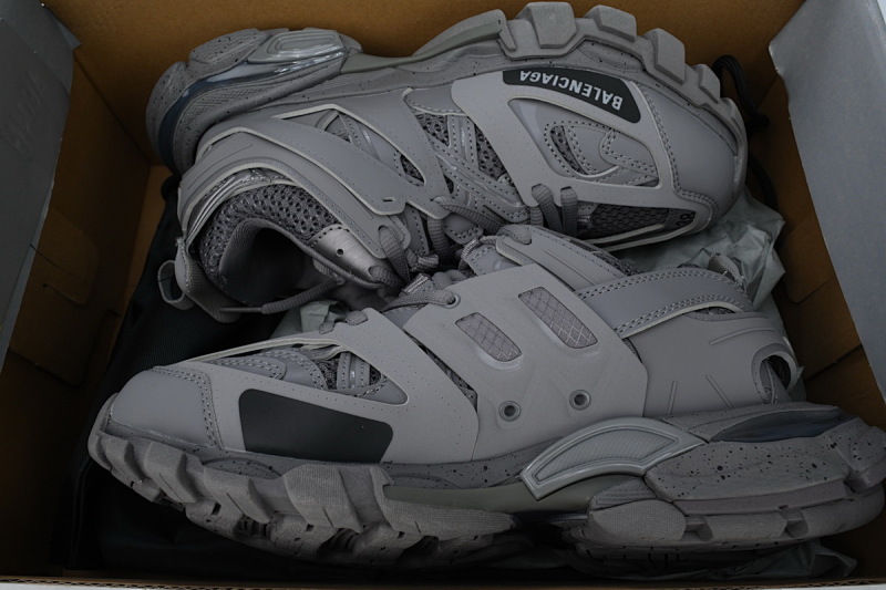 【DA0P7】深灰 巴黎3代时尚复古低帮跑鞋 542436 W3FE3 1250 Balenciaga Track Sneaker Dark Grey