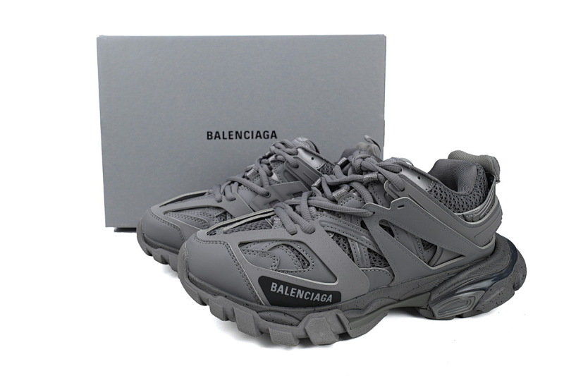【DA0P7】深灰 巴黎3代时尚复古低帮跑鞋 542436 W3FE3 1250 Balenciaga Track Sneaker Dark Grey