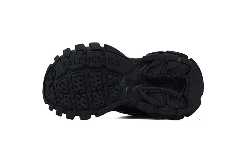 【DA0P7】黑白 巴黎3代时尚复古低帮跑鞋 Balenciaga Track Sneaker Black and White