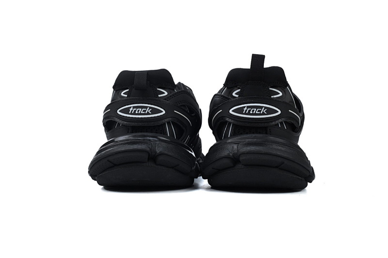 【DA0P7】黑白 巴黎3代时尚复古低帮跑鞋 Balenciaga Track Sneaker Black and White