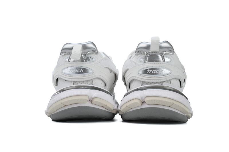 【DA0P7】白灰银 巴黎3代时尚复古低帮跑鞋 542436 W2FSC 9081 Balenciaga Track Sneaker White Grey Silver