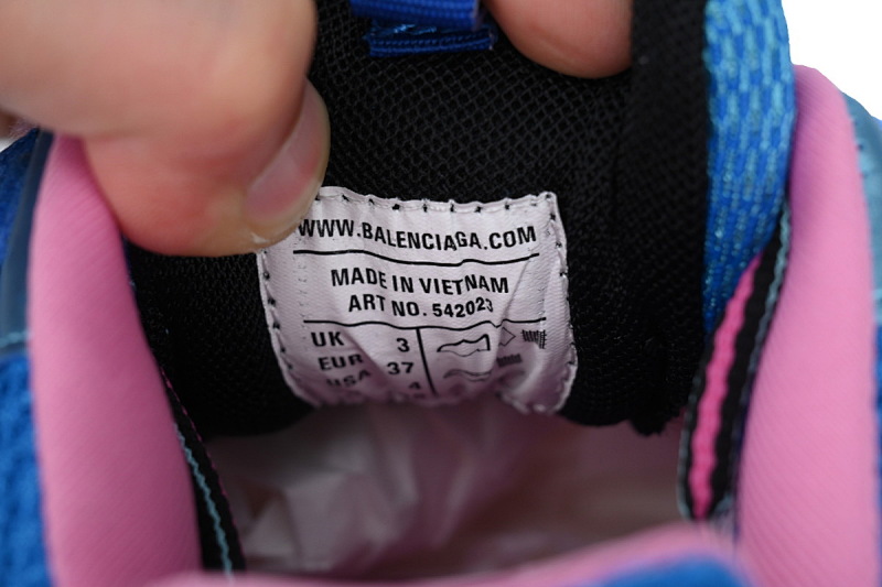【DA0P7】灰宝蓝 巴黎3代时尚复古低帮跑鞋 Balenciaga Track Sneaker Grey Blue
