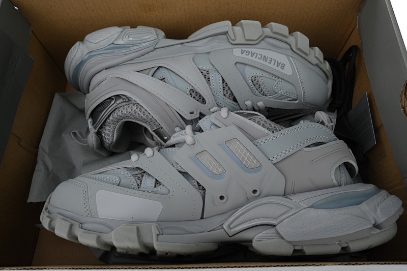【DA0P7】灰色 巴黎3代时尚复古低帮跑鞋 Balenciaga Track Sneaker Grey