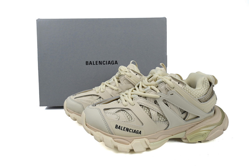 【DA0P7】米色 巴黎3代时尚复古低帮跑鞋 542436 W1GB5 4162 Balenciaga Track Sneaker Beige