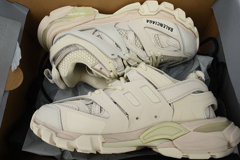 【DA0P7】米色 巴黎3代时尚复古低帮跑鞋 542436 W1GB5 4162 Balenciaga Track Sneaker Beige