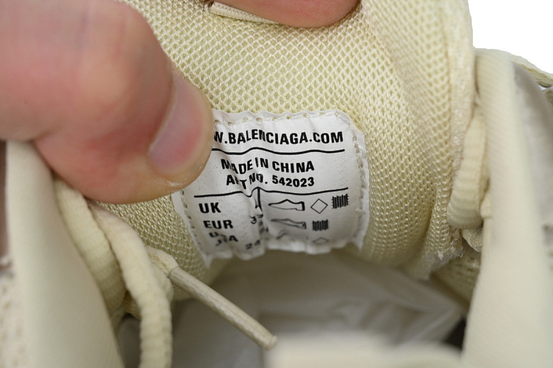 【DA0P7】米色 巴黎3代时尚复古低帮跑鞋 542436 W1GB5 4162 Balenciaga Track Sneaker Beige