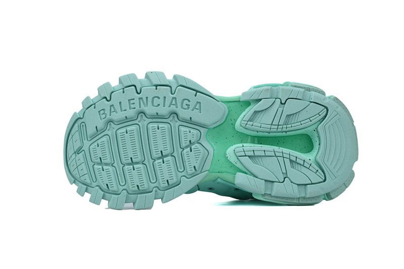 【DA0P7】薄荷绿 巴黎3代时尚复古低帮跑鞋 Balenciaga Track Sneaker Mint Green