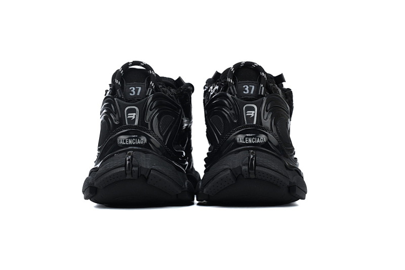 【CA1P7】全黑 巴黎世家7代减震运动跑步鞋656065 W3RA1 1000 Balenciaga Runner Black