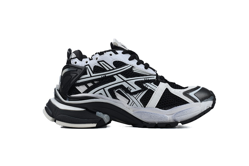 【CA1P7】黑白 巴黎世家7代减震运动跑步鞋 677403 Q3RB2 9010 Balenciaga Runner Black White