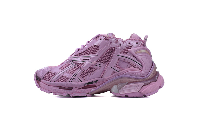 【CA1P7】粉色 巴黎世家7代减震运动跑步鞋 677402 W3RB1 5000 Balenciaga Runner Pink
