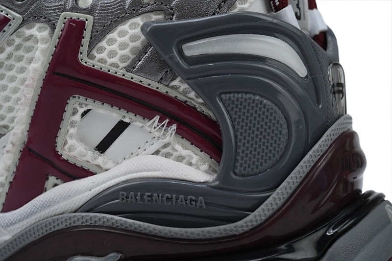 【CA1P7】白酒红 巴黎世家7代减震运动跑步鞋 677403 W3RB3 9069 Balenciaga Runner White Wine Red